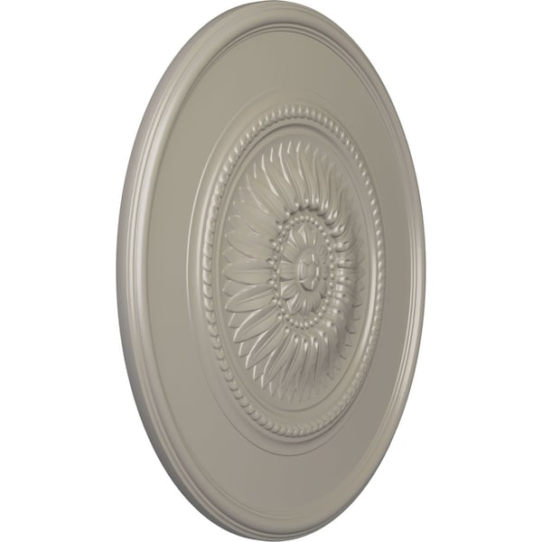 Wigan Ceiling Medallion, Hand-Painted Pearl White, 29 3/4OD X 1 1/2P